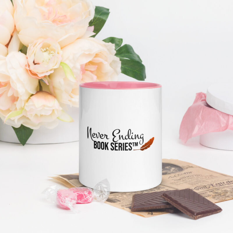 white ceramic mug with color inside pink 11oz front 63b597470f152 Add a splash of color to your morning coffee or tea ritual! These ceramic mugs not only have a beautiful design on them, but also a colorful rim, handle, and inside, so the mug is bound to spice up your mug rack.