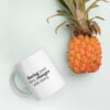 white glossy mug 11oz pineapple 63b5bdd065be5 This ceramic mug is the perfect blend of function and elegance. Ideal as a gift or an everyday essential for your dreamy cup of tea.