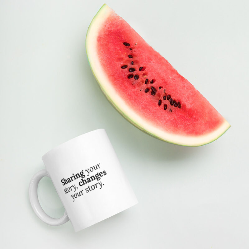 white glossy mug 11oz watermelon 63b5bdd065232 This ceramic mug is the perfect blend of function and elegance. Ideal as a gift or an everyday essential for your dreamy cup of tea.